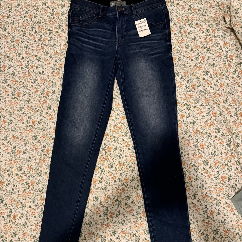 Wit & Wisdom Dark Blue Skinny Jeans